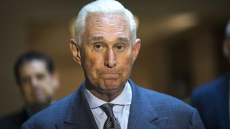 Roger Stone, un asociado del presidente Trump, habla