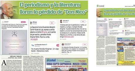 El periodismo y la literatura lloran la pérdida de “Don Nico” | Yalilé Loaiza