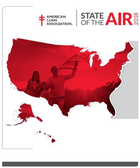 EEUU: Calidad del Aire 2018 (American Lung Association)