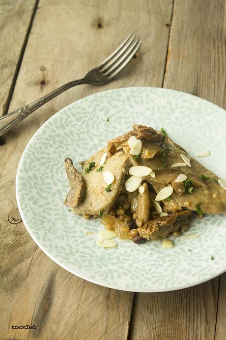 Fricandó de seitán (receta vegana) Fricandó de seitán (receta vegana)