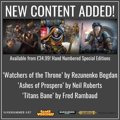Nuevas ilustraciones a la venta en Warhammer Art Nuevas ilustraciones a la venta en Warhammer Art
