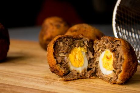 Huevos escoceses mini