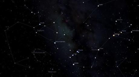 El maravilloso fondo de estrellas de la constelación de Sagitario