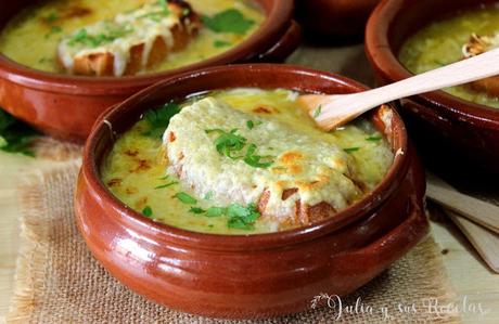 RECETA - Sopa de cebolla francesa