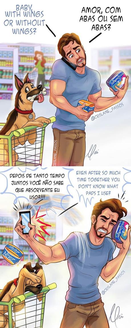 36 Comic sobre la vida en pareja y las situaciones de cotidiana de Max y Julia