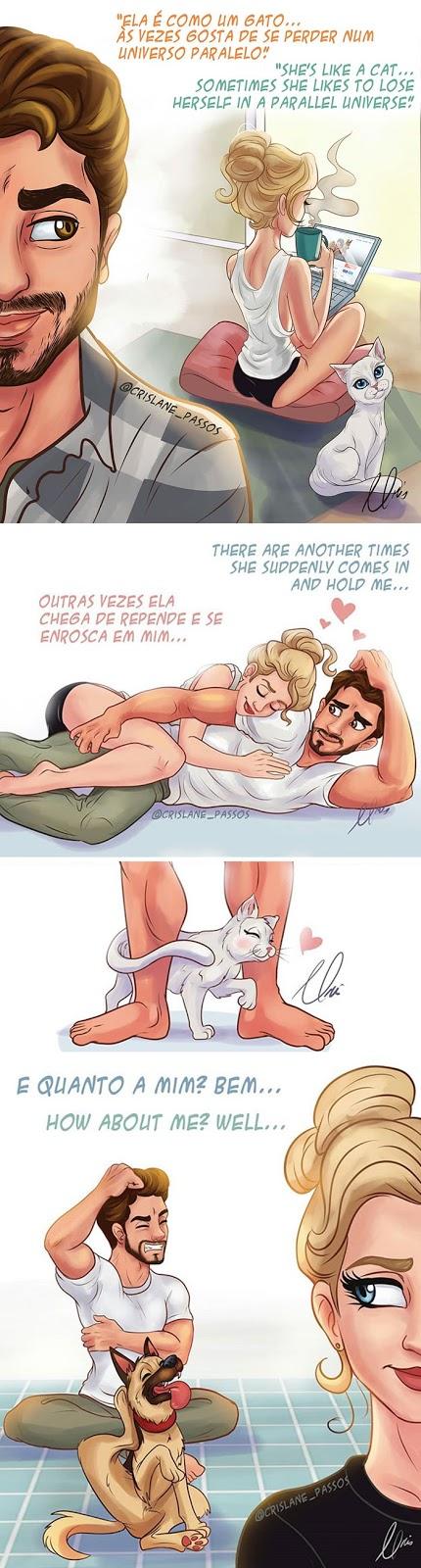 36 Comic sobre la vida en pareja y las situaciones de cotidiana de Max y Julia