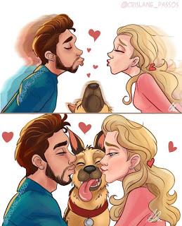 36 Comic sobre la vida en pareja y las situaciones de cotidiana de Max y Julia