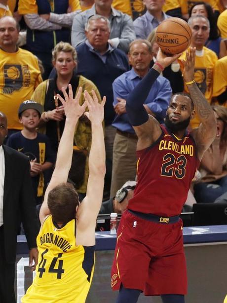 NBA: Playoffs-Cleveland Cavaliers en Indiana Pacers
