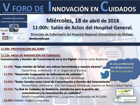 V Foro de Innovación en Cuidados del Hospital Regional de Málaga #cuidoenRegional