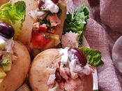 Papas rellenas ensalada