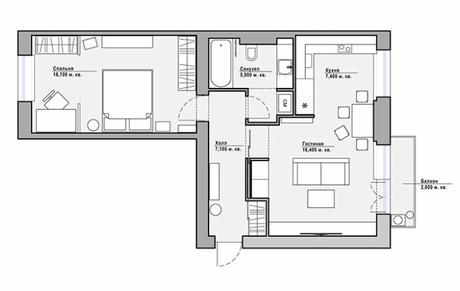 Un apartamento con detalles y ambiente desenfadado