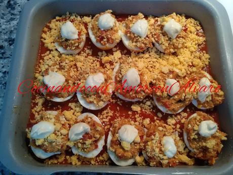 Huevos rellenos de atún Huevos rellenos de atún