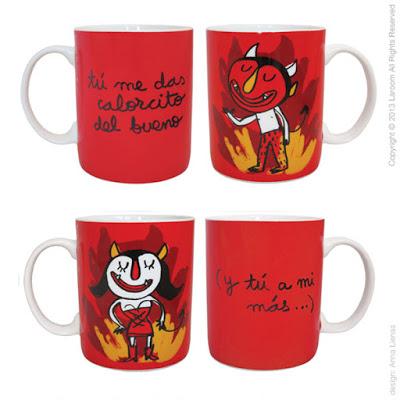 tazas con demonios