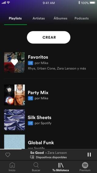 Spotify mejora su app y servicio gratuito para gastar menos datos y elegir canciones sin modo aleatorio