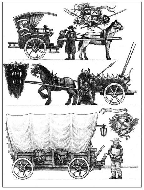 Peligros, carros y brujas en Wrath & Glory y Zweihänder RPG