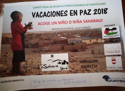 Campaña acogida niños/as Saharaui 