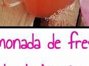 Limonada fresa burbujeante