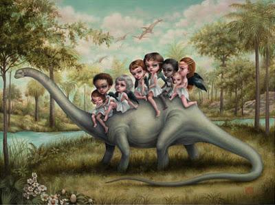 Dinosaurios y surrealismo pop con Mab Graves