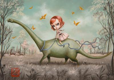 Dinosaurios y surrealismo pop con Mab Graves