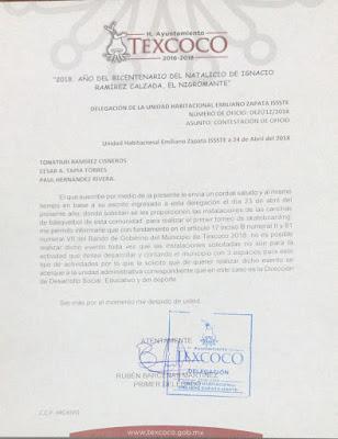 AYUNTAMIENTO DE TEXCOCO FRENA ACTIVIDADES DEPORTIVAS E IN...