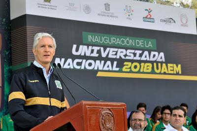 INICIA UNIVERSIADA NACIONAL 2018 CON PARTICIPACIÓN DE LOS MEJORES DEPORTISTAS DE DIFERENTES UNIVERSIDADES DEL PAÍS