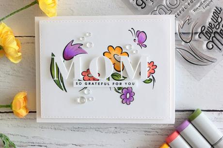 Clean and Simple Mom's Card