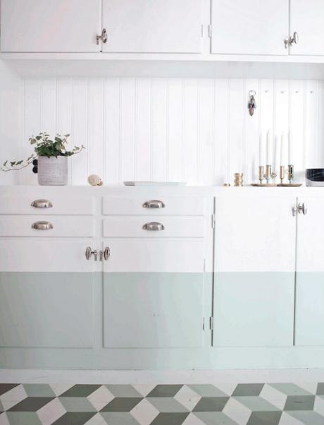 10 Cocinas con unos Armarios Pintados que Todas Querríamos