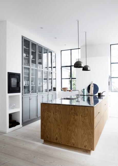 10 Cocinas con unos Armarios Pintados que Todas Querríamos - Paperblog