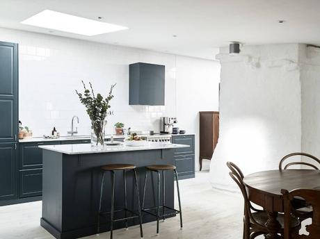 10 Cocinas con unos Armarios Pintados que Todas Querríamos