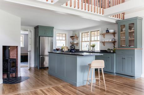 10 Cocinas con unos Armarios Pintados que Todas Querríamos - Paperblog