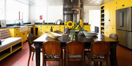 10 Cocinas con unos Armarios Pintados que Todas Querríamos