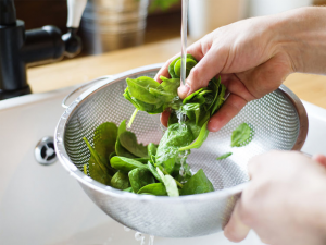 Como lavar frutas y  verduras