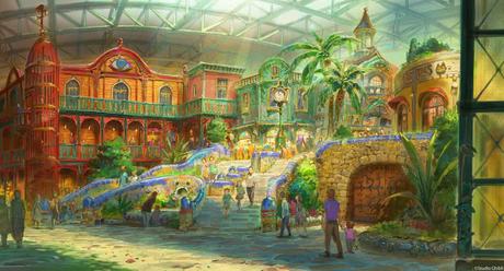 Studio Ghibli presenta las primeras imágenes conceptuales de su parque temático