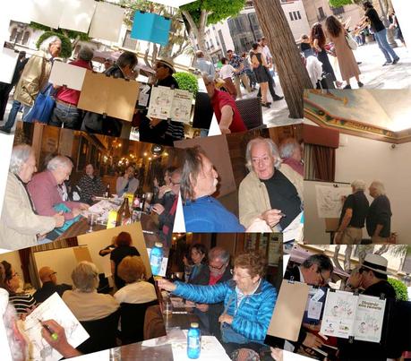 Dibujando entre Palmeras. Elche.