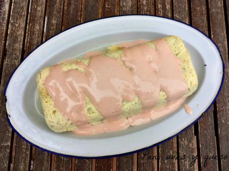 Budín de merluza y gambas (microondas) Budín de merluza y gambas (microondas)