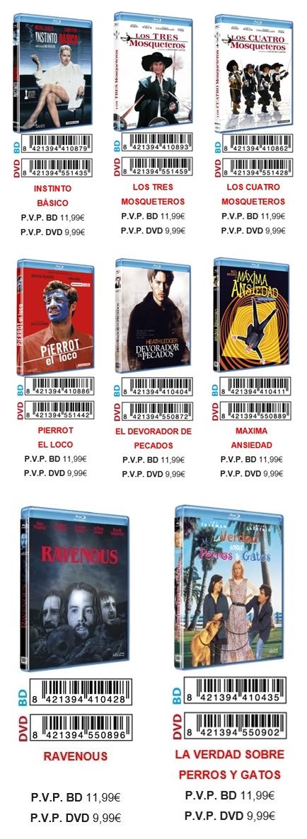 DVD & Blu-Ray | Novedades de Divisa Home Video en formato doméstico para Mayo. A la venta a partir del 03/05
