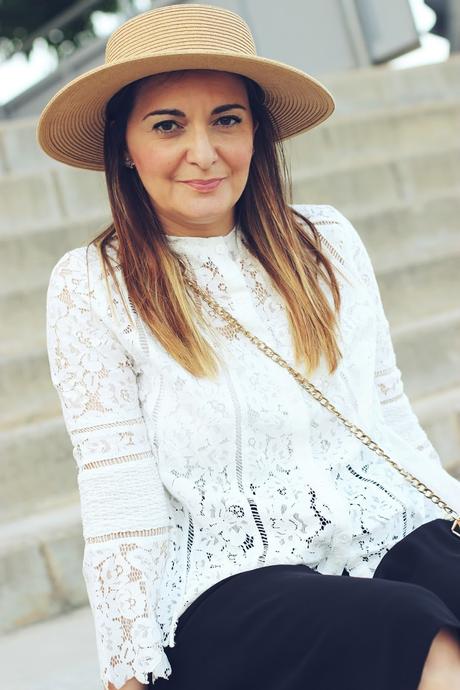 Blusa de encaje