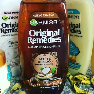 El poder de lo auténtico, original remedies, champú disciplinante, aceite de coco, 