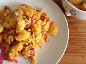 Huevos revueltos patatas pimientos #asaltablogs