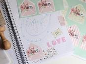 Pegatinas mini sobre shabby chic