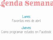 Agenda Semanal 30/04 6/05