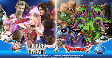 Evento de colaboración de Dragon Quest en FF Brave Exvius