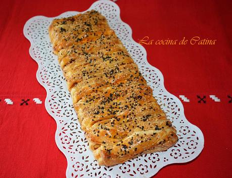 Trenza de pollo con verduras Trenza de pollo con verduras