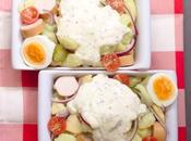 KARTOFFELSALAT [Las salchichas frankfurt detrás]