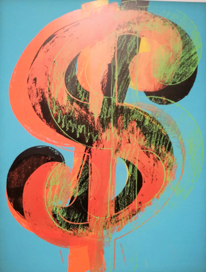 “Así comencé a pintar dinero” (Andy Warhol).