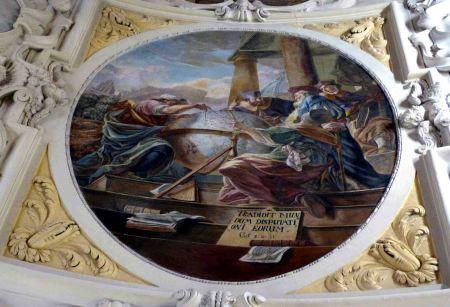 Frescos matemáticos del Strahov en Praga Frescos matemáticos del Strahov en Praga