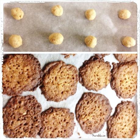 Galletas de avena y pasas