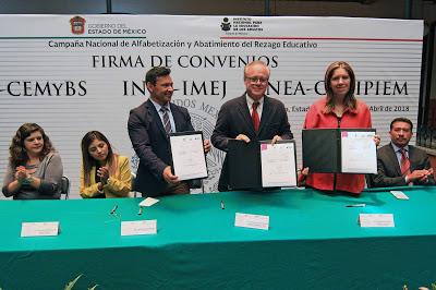 FIRMAN CONVENIO CON INEA PARA QUE ADULTOS MAYORES E INDÍGENAS CONCLUYAN EDUCACIÓN BÁSICA