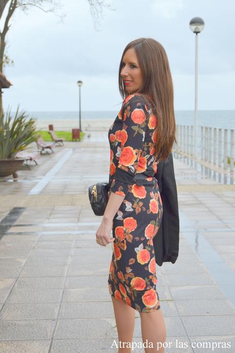 ORANGE FLOWER DRESS