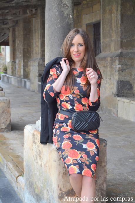 ORANGE FLOWER DRESS